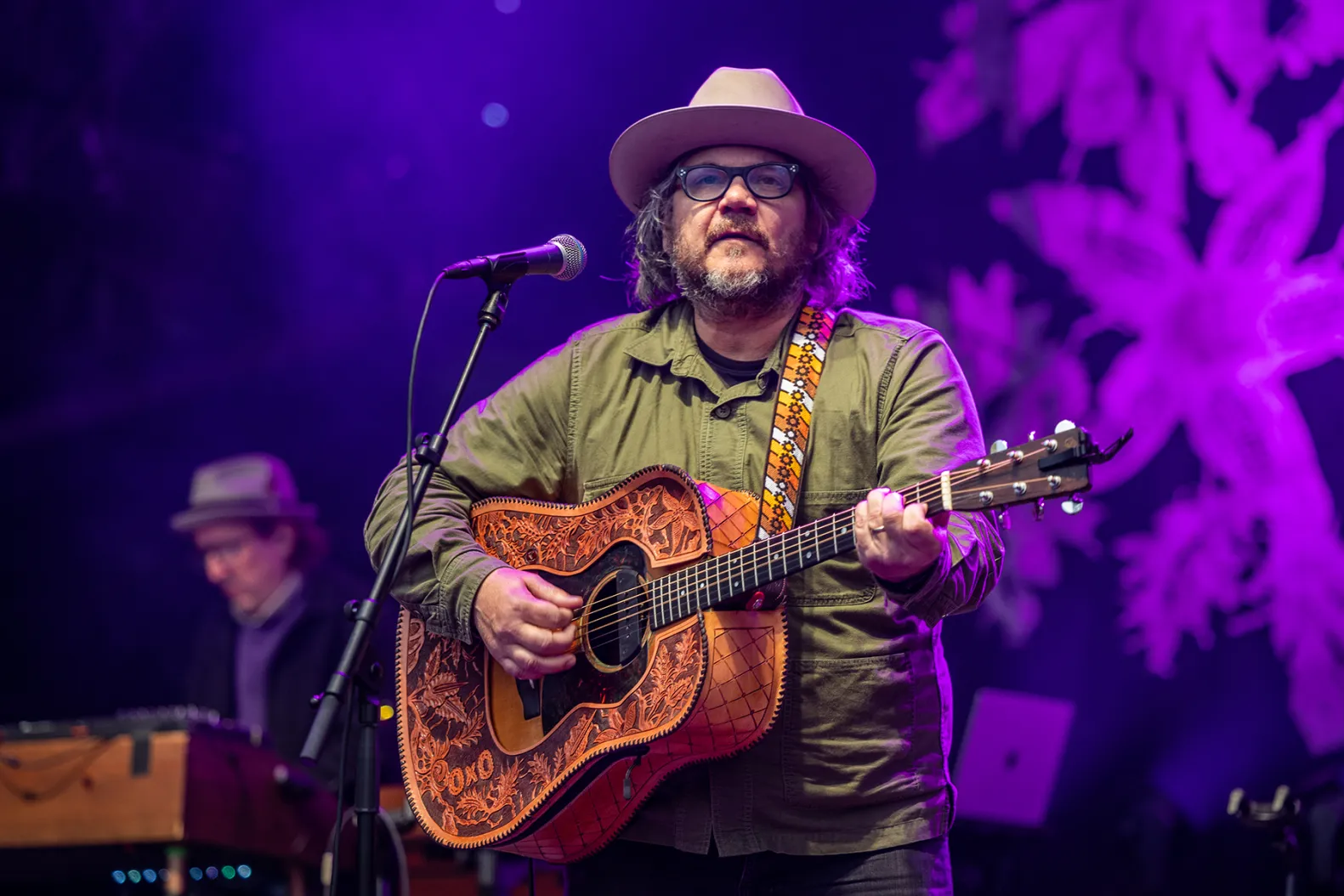 Jeff Tweedy performing live on stage